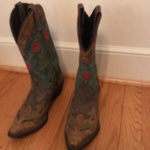 Laredo Floral Cowgirl Boots